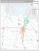 Sherman-Denison Metro Area Digital Map Premium Style